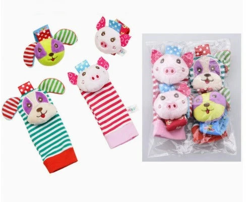 BabyCharm™ – Pedagogiska Handleds- och Fotleksaker för Spädbarn