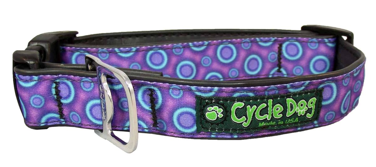 Cycle dog EcoWeave Purple Blue SpaceDots